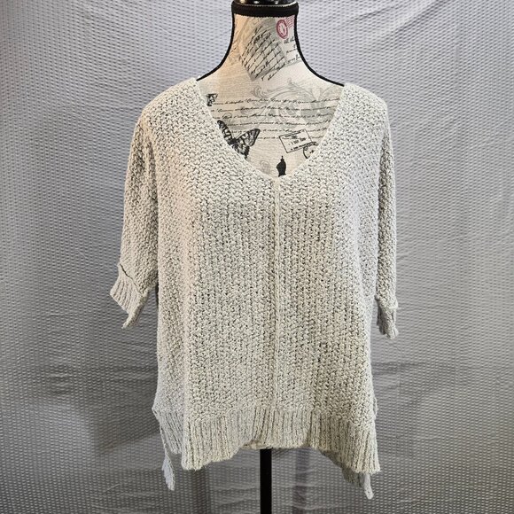 Free People Sweaters - Free People Oversized Cozy Cat Chunky Pullover Knit Sweater XS Slouchy Boxy Boho